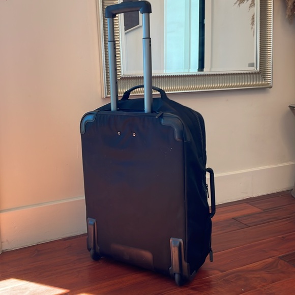 Paul Smith Rolling Carry On Suitcase, Navy - Picture 2 of 6